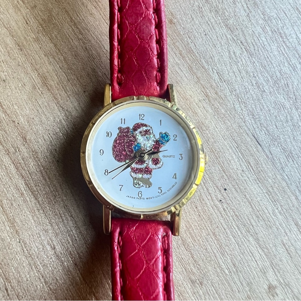 Retro Christmas Santa clause fashion watch NEW BATTERY